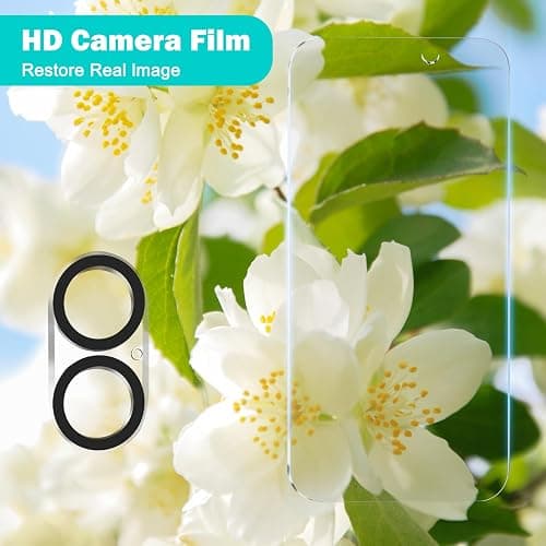 PEHAEL 3+3Pack for iPhone 16 Privacy Screen Protector with Camera Lens Protector Full Coverage Anti-Spy Tempered Glass Film 9H Hardness Easy Installation Bubble Free [6.1 inch] thumbnail 5