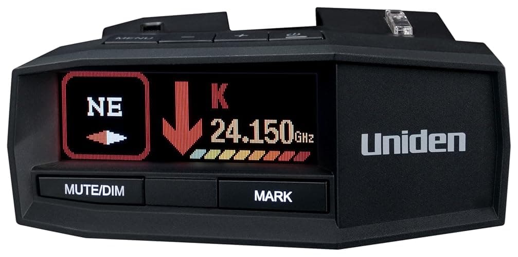 UNIDEN R8 Extreme Long-Range Radar/Laser Detector, Dual-Antennas Front & Rear Detection w/Directional Arrows, Built-in GPS w/Real-Time Alerts, Voice Alerts, Red Light Camera and Speed Camera Alerts thumbnail 4
