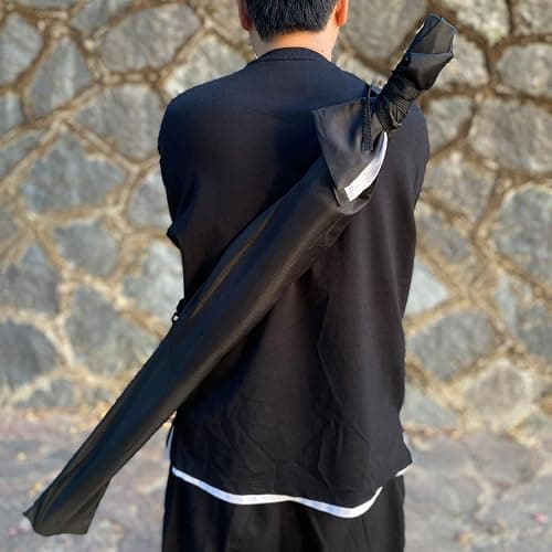 BJDJ Katana Sword - High Toughness Polypropylene Blade, Performing & Training, Includes Scabbard for Aikido thumbnail 7