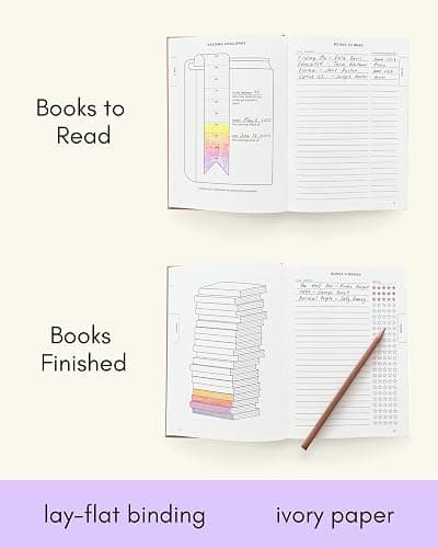 Reading Journal - 52 reviews. Review and Track Your Reading. Book Journal for Book Lovers & Readers. Burgundy thumbnail 5
