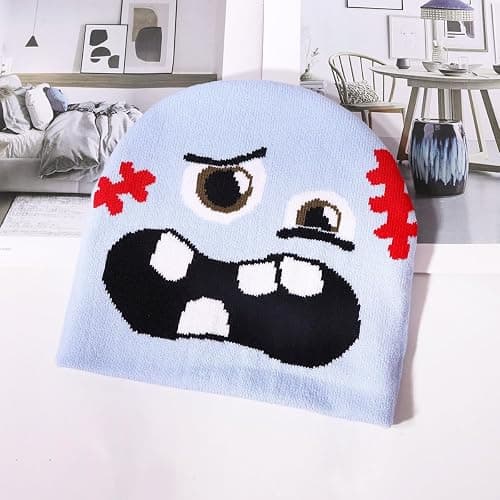 Graphic Beanie Y2K, Warm, Comfort and Soft Feel, Beanie Y2K Fashion Knit Caps, Hip-Hop Style thumbnail 5