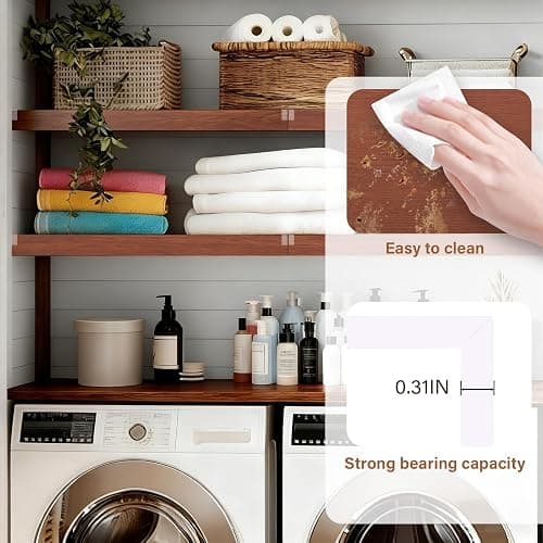 Wire Rack Covers, 32*12 Inch Shelf Covers for wire Shelving, Easy to Cut Closet Wires Shelf Cover-0.31 inch Thick(Not Wood) Moisture Resistant Durable Shelves Cover, Easy Install for Pantry, Kitchen thumbnail 7