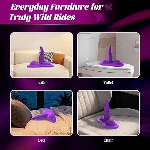Vibrator 6.5" Insertable Monster Dildos Women Sex Toys - 10 Swing & Vibration Modes Adult Toys Sex Chair Sex Machine for Triple Stimulation, RAGINARD Remote Ride G Clit Anal Vibrators Big Thick Dildo thumbnail 6