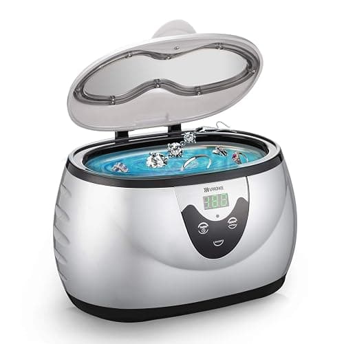 Ukoke UUC06S Ultrasonic Cleaner, Professional Jewelry Cleaner for Eyeglasses, Rings and Watches, 42kHz Portable Sonic Cleaner with 600ml Capacity Stainless Steel Tank thumbnail 5