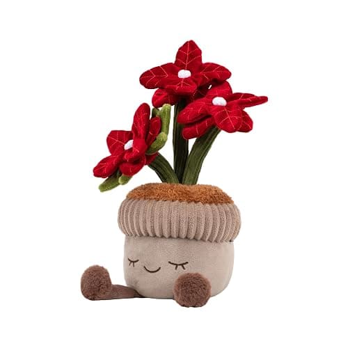 Russ Greenhouse 12-Inch Poinsettia Plant Plush - Ultrasoft Official Jazwares Plush - Ages 3+ thumbnail 4