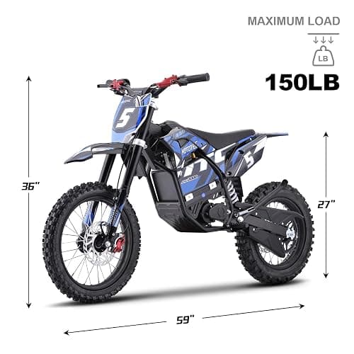 MotoTec 60v Pro Electric Dirt Bike 2000w Lithium thumbnail 9