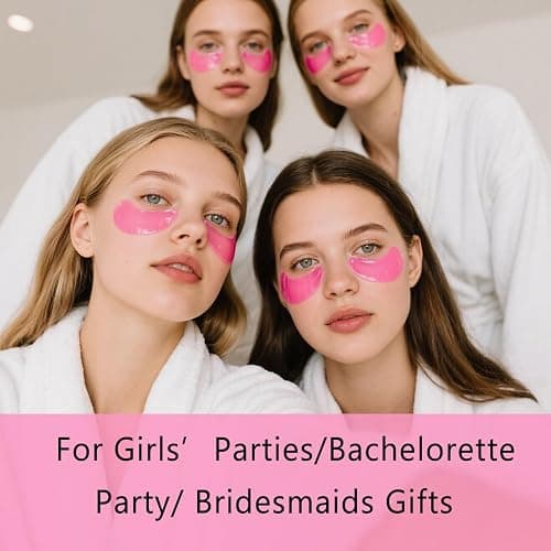 30 Pairs Eye Masks & Lip Masks, Under Eye Patches for Puffy Eyes, Moisturizing Lip Mask Pink Pads, Reducing Fine Lines, Bridal Shower Gifts, Graduation Gifts, Wedding Bridesmaid Gifts, Bulk Gifts thumbnail 7