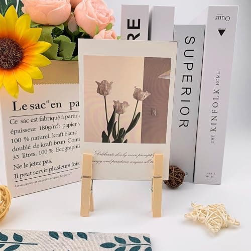 Wooden Clothes Pins, 100 Pack, 2.9 Inch, Large Natural Birchwood, Rust and Moisture Resistant, Heavy Duty Clothespins, Clothes Pins for Craft, Clips for Pictures thumbnail 2