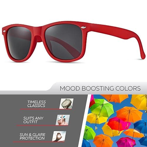 Retro Rewind Polarized Sunglasses for Men and Women - UV Protection Classic Sun Glasses thumbnail 2