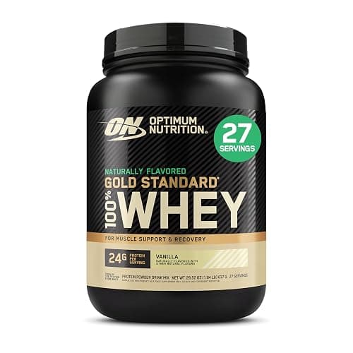 Optimum Nutrition Gold Standard 100% Whey Naturally Flavored Protein Powder, Vanilla, 1.9 Pound (Packaging May Vary) - Image 1