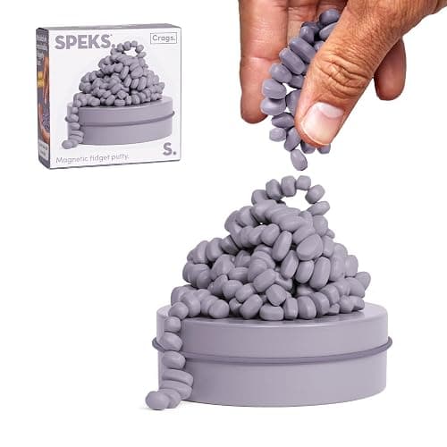 Speks Original Crags Ferrite Putty | 150+ Ferrite Stones in a Tin, Fidget Toy for Stress Relief, Sensory Desk Toy for Adults & Teens 14+ | Lavendar, Small (Lavender) - Image 1