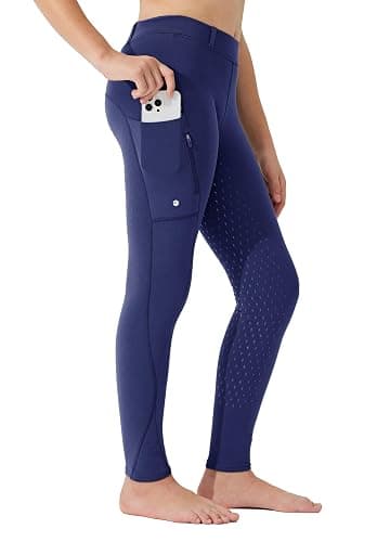 Willit Girls Fleece Horse Riding Pants Equestrian Breeches Kids Winter Riding Tights Thermal Schooling Tights thumbnail 6