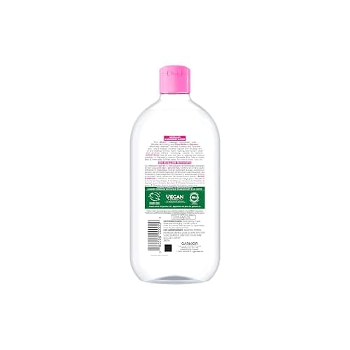 Garnier Micellar Water, Gentle and Hydrating Facial Cleanser & Makeup Remover, Suitable for Sensitive Skin, Vegan, Cruelty Free, Fragrance Free, 700ml thumbnail 12
