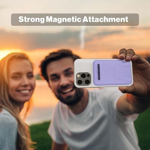 AOGUERBE Batterie Externe pour iphone, Compatible avec MagSafe 10000mAh Magnétique sans Fil Power Bank Charge Rapide PD 22.5W avec Affichage LED et Support Pliable pour iPhone 17/16/15/14/13/12 Séries thumbnail 3