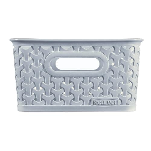 Curver My Style Small Rectangular Storage Basket 4L - Blue (Pack of 4) thumbnail 6