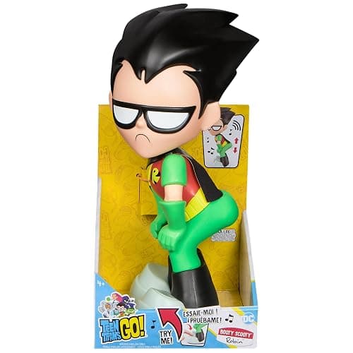 DC Comics Teen Titans Go! Booty Scooty Robin, Dancing Figure with Music, Press-Activated, Collectible Toy for Kids Ages 4 and Up - Image 1