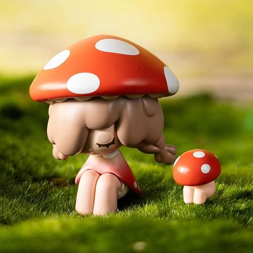 BEEMAI Moogutong Little Mushroom Girl Series Single Box (Contains 1 Figure), Blind Box Cute Figures Collectible Birthday Gift thumbnail 8