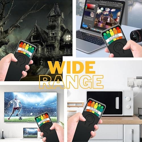 EMF Meter Ghost Hunting Equipment Kit, EMF Magnetic Field Detector, Portable Electromagnetic Field, Ghost Hunting Paranormal Equipment Tester EMF Reader with LED Display, Black thumbnail 4