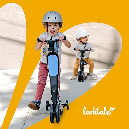 Larktale scoobi 5-in-1 Toddler Scooter and Balance Bike, Biscay Green thumbnail 2