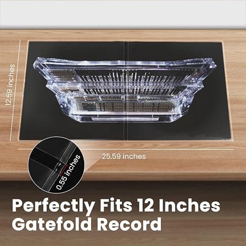 Gatefold Record Sleeves Albums Covers: 12 inch Vinyl Record Outer Sleeves 3 Mil Plastic Clear LP Protective Sleeves, 50pcs thumbnail 7