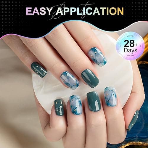 Short Nail Tips Extra Short Square Soft Gel Nail Tips 240Pcs Fake Nails Pre-Shaped Half Matte Acrylic Full Cover Clear Pre Etched Nails for Nail Extension Manicure Home DIY Salon 12 Sizes Gelly Tips thumbnail 7