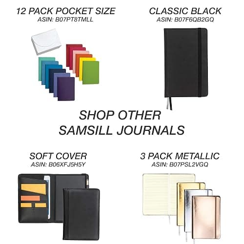 Samsill Vintage Hardcover Notebook, 200 Lined Notebook Pages, Brown, 5.25 x 8.25 Inch thumbnail 8