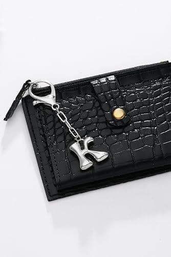 GAOKOXI Gold Bubble Initial Keychain Charm for Women Chunky Bag Purse Charms A-Z Letter Key Chains for Handbag Accessories thumbnail 3