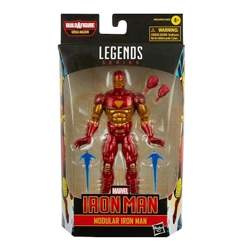 Marvel Hasbro Legends Series 6-inch Modular Iron Man Action Figure Toy, Includes 4 Accessories and 1 Build-A-Figure Part, Premium Design and Articulation thumbnail 3
