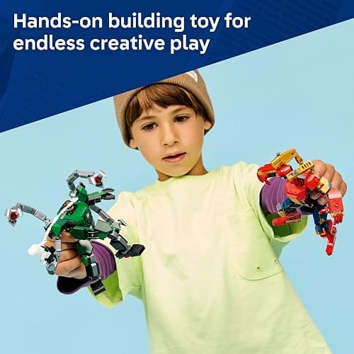 LEGO Marvel Mech Battle: Spider-Man vs. Doc Ock 76338 | Building Toys for Boys & Girls, Ages 6+, Super Hero Mech for Pretend Play, 3 Minifigures, 315 Pieces, Gift for Birthdays thumbnail 4