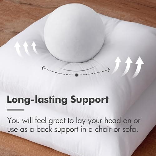 MIULEE Throw Pillow Insert Premium Pillow Stuffer Sham Rectangle for Decorative Cushion Bed Couch Sofa 12x20 Inch thumbnail 4