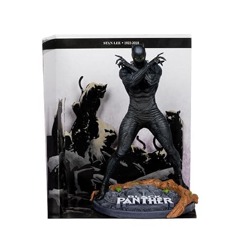 McFarlane Toys Marvel Black Panther 1:10th Scale Collectible with Scene (Marvel Knights #4) thumbnail 6