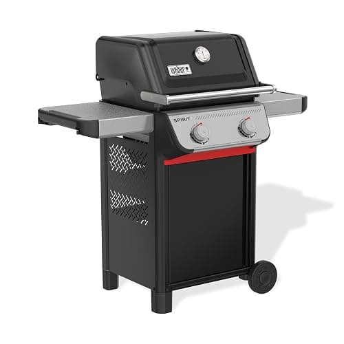 Weber Spirit E-210 Liquid Propane Gas Grill for Outdoor Cooking and BBQ, 2 Burners, Black – Porcelain-Enameled Cast-Iron Grates & Snap-Jet Ignition thumbnail 3