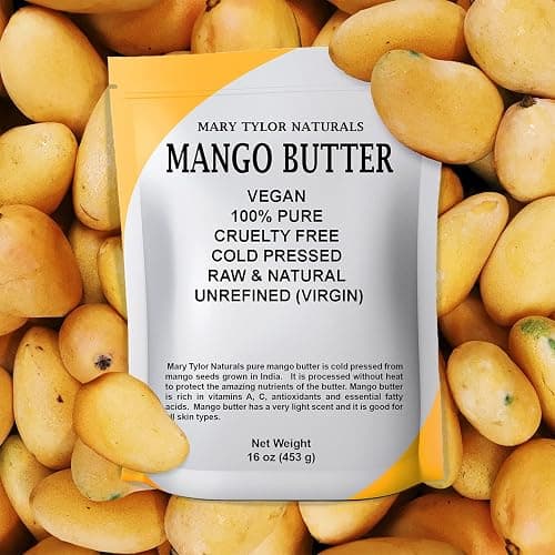 Mary Tylor Naturals Mango Butter 1 lb Cold Pressed, Unrefined,Raw Pure Mango Butter — thumbnail 2