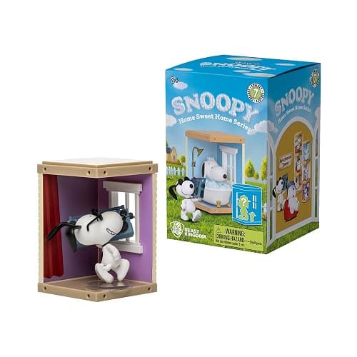 YuMe Peanuts Snoopy Hero Box Blind Box Home Sweet Home Series Mystery Collectible Figure, 1 Blind Box thumbnail 8