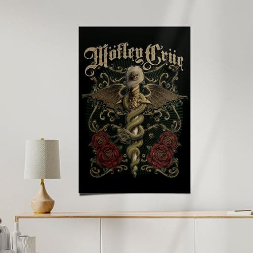 Desert Cactus Motley Crue Poster 11 x 17 Inch Room Office Décor Decoration Official Fan Gear (11x17 inch,Design 9, Paper) thumbnail 5