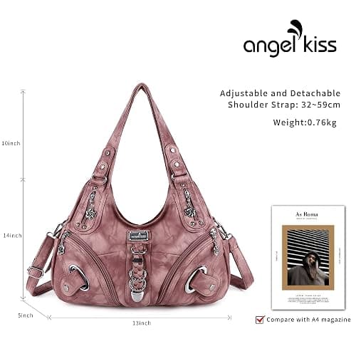 Angelkiss Hobo Purses and handbags for Women Satchel Handbag Women Purses Large Daily Shoulder Bags | Purses thumbnail 4