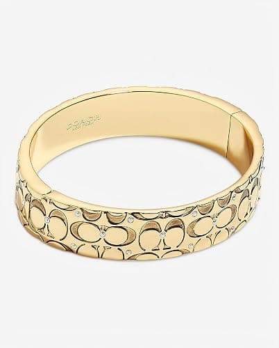 Coach Women's Signature Quilted Bangle Bracelet thumbnail 5