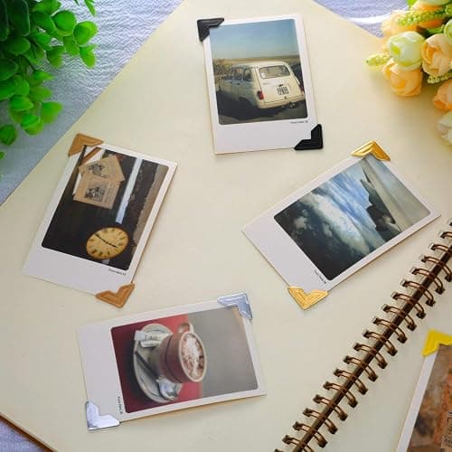 360 Count Self-Adhesive Acid Free Photo Corners for Scrapbooks Memory Books (Multicolor) thumbnail 3