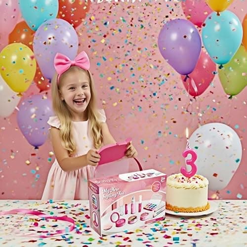 Kids Makeup Toy for Girls, Play Makeup Kit, Pretend Makeup for Toddles, Make Up Toy for Grils 3 4 5 6 7 8, Little Girls Makeup Toy Washable Cosmetic Set, Birthday for Girl thumbnail 2