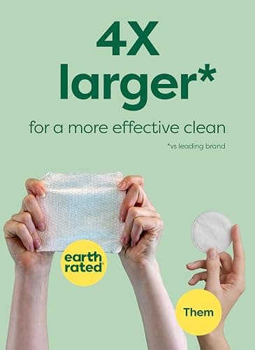Earth Rated (A Canadian Company) Vet-Developed Pet Ear Wipes, Hypoallergenic Cleaner for Dogs & Cats Ears to Remove Dirt, Wild Oat Scent, 70 Count thumbnail 4