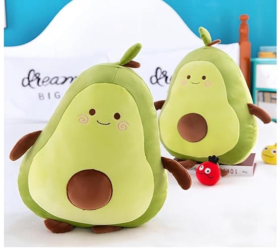 Cute Avocado Plush Pillows, Kawaii Plushies Soft Stuffed Toys for Boys Girls, Gifts Ideal for Christmas Valentine's Birthday 30cm thumbnail 5