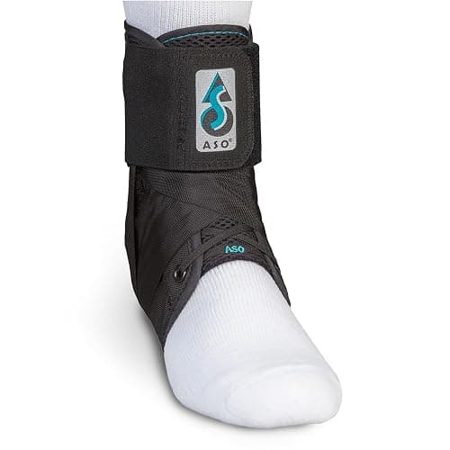 Med Spec ASO Ankle Stabilizer (Large, Black) – Ankle Brace for Sprained Ankle and Peroneal Tendonitis, Orthopedic Ankle Support for Men, Women, Adults, Teens and Kids, Sports Injury Recovery, 264015 - Image 1