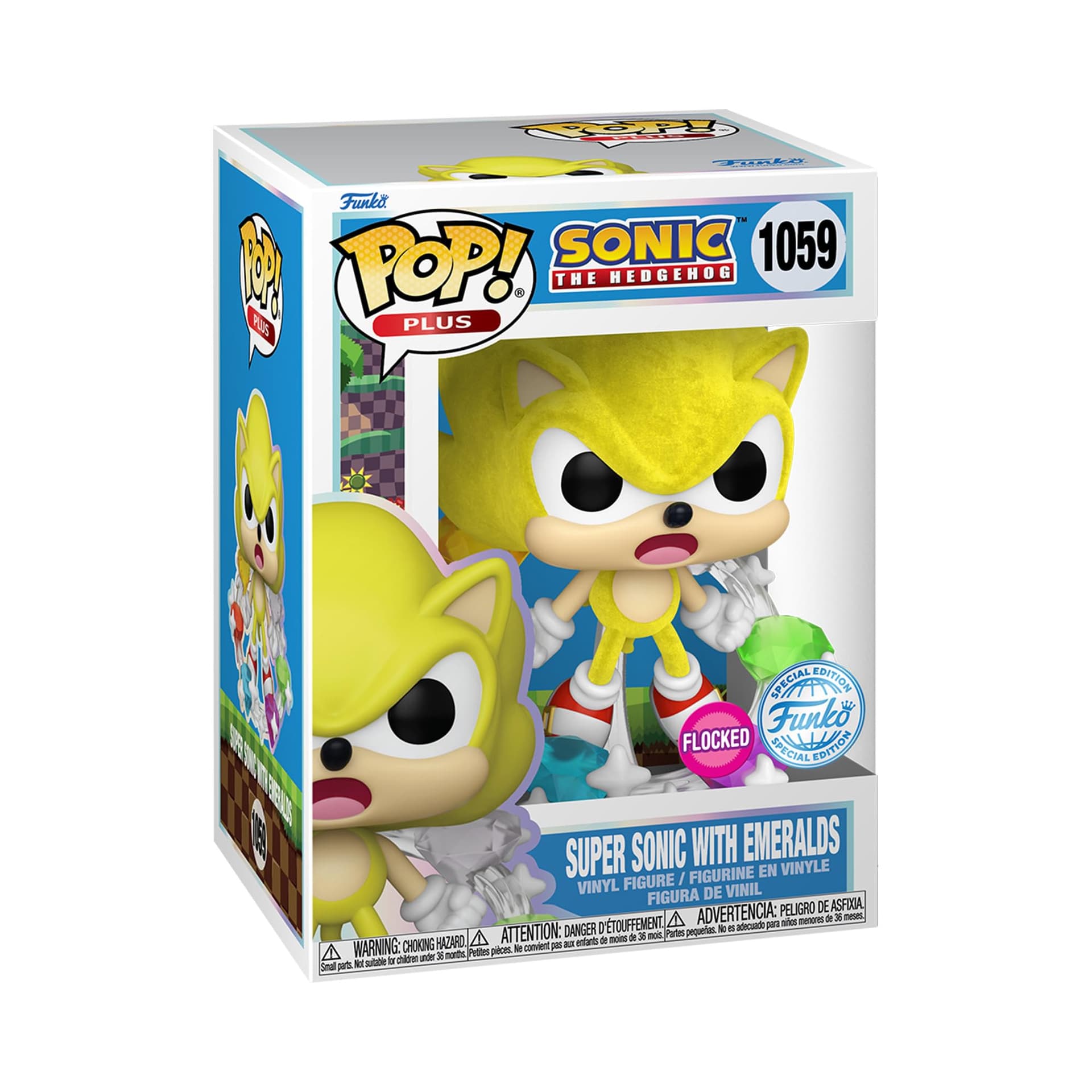Sonic - Super Sonic w/Emeralds FL Pop! RS - Image 1