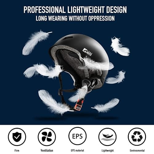 Skateboard Helmet for Adults - Adjustable Certified Safety Adults Helmet for Skateboarding Bike Bicycle Scooter Cycling Skate Skating Multisport Helmets for Women Men Boys Girls Kids Youth thumbnail 7