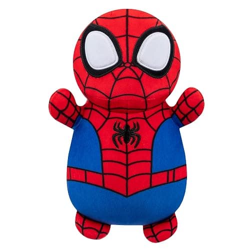 Squishmallows Original Marvel Spidey and His Amazing Friends 10-Inch Spidey HugMees - Medium-Sized Ultrasoft Official Jazwares Plush - Image 1