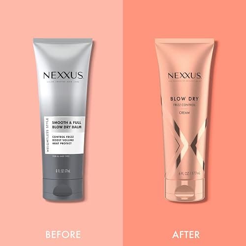Nexxus Blow Dry Cream Frizz Control for Weightless Style & Volume, with StyleProtect Technology 6 oz thumbnail 8