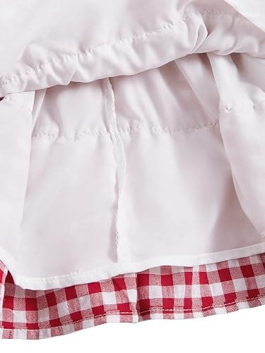 BEAUDRM Women's Y2k Gingham Ruffle Skirt Bow Cute Layered Skort | Plaid Skirt, Pleated, Tiered, A-Line, Rave, Festival, Party, Country Concert Outfits thumbnail 3