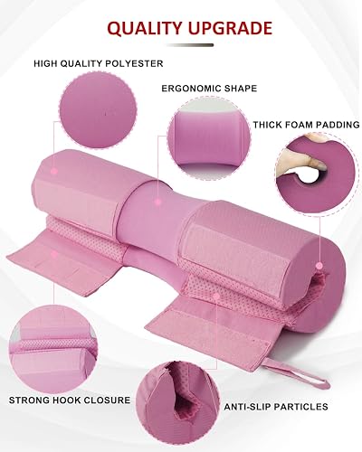 Barbell Squat Pad Nylon Padding AntiSlip- Thick Foam Barbell Pad for Squats Cushion, Lunges&Bar Padding for Hip Thrusts - Standard Weight Bar Pad - Provides Cushion to Neck Shoulders Training thumbnail 4