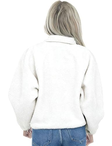 Aoang Womens Winter Coats Casual Lapel Long Sleeve Fleece Faux Fur Jacket thumbnail 4