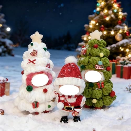MOFABIA 2026 New 17cm Doll Christmas Clothes, Handcrafted 2 Pcs Set Christmas Tree Figures Outfits - Star Gifts Shoes, Funny Cute for Stand sit 17cm Dolls (No Doll) (Chistmas Tree Green) thumbnail 6